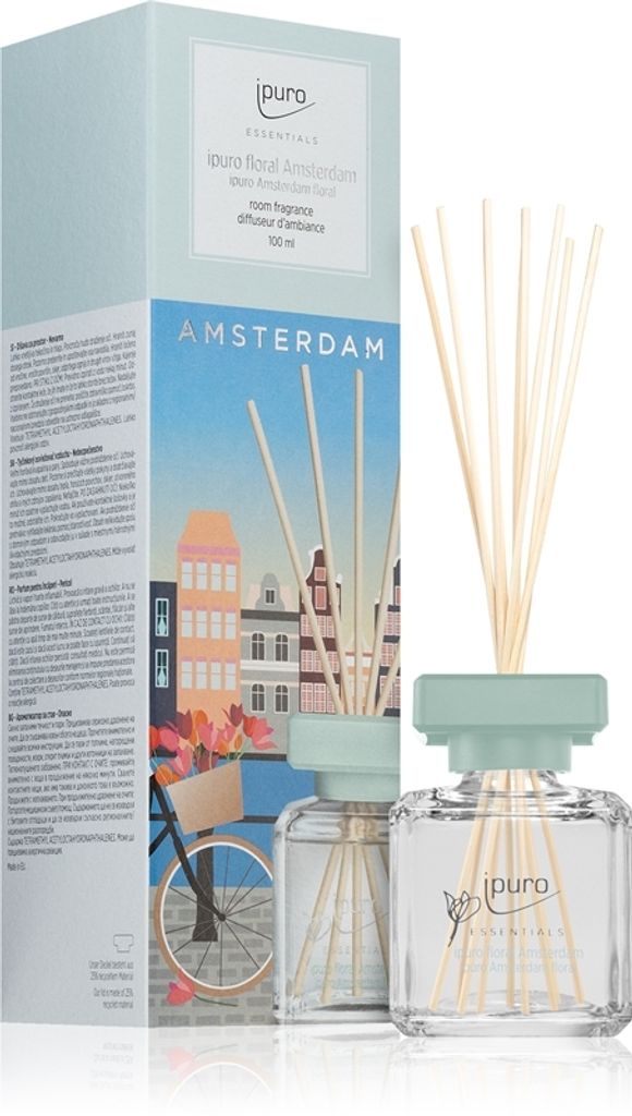 Ipuro Essentials Floral Amsterdam Aromadiffuser, 200 ml Produktbild 