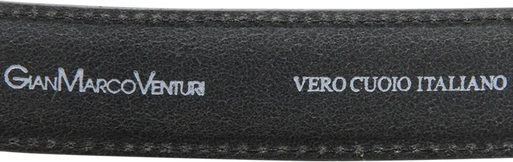 Cintura Pelle Uomo Gianmarco Venturi I7712 Vintage Dark Gray Offerta