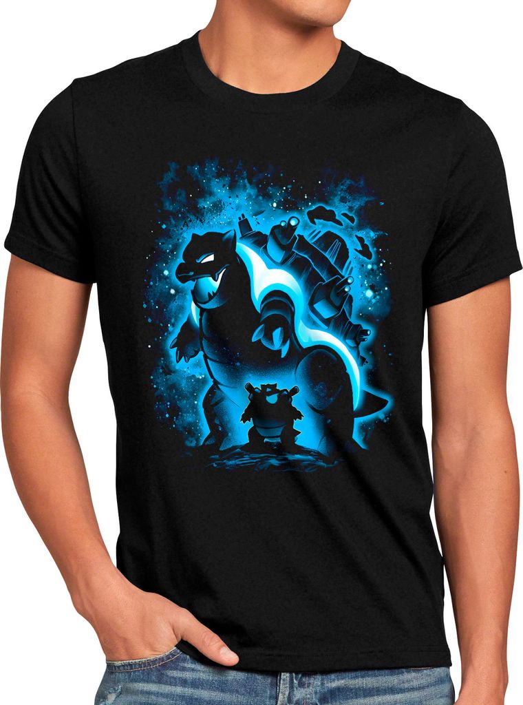 BaumwolleCloud Gigamax Blue Herren T-Shirt monster game online
