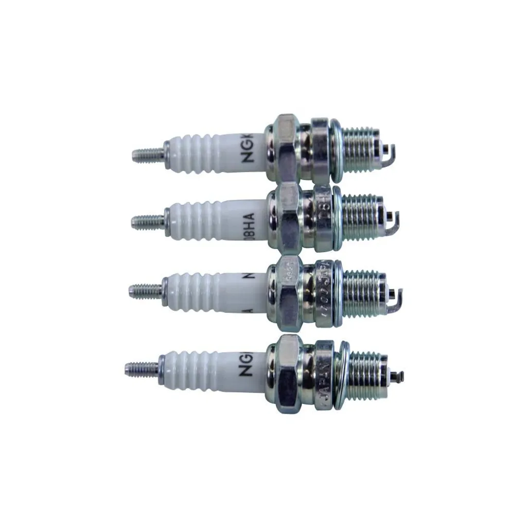 Kit 4 Candele NGK D8HA 7112 Accensione Originale per Moto d'Epoca