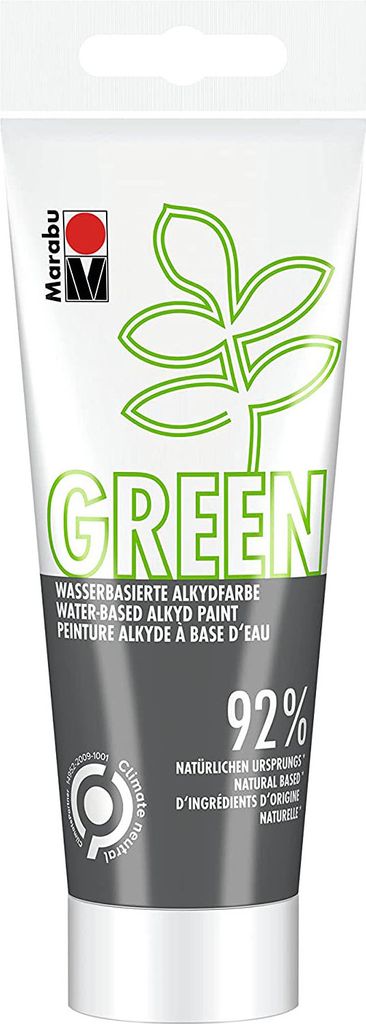 Marabu Green Wasserbasierte Alkydfarbe schiefer 100 ml Tube