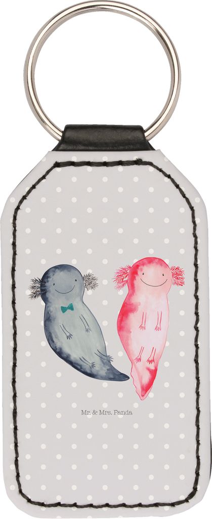 Mr. & Mrs. Panda schlüssel anhänger Axolotl Freundin - Grau Produktbild 
