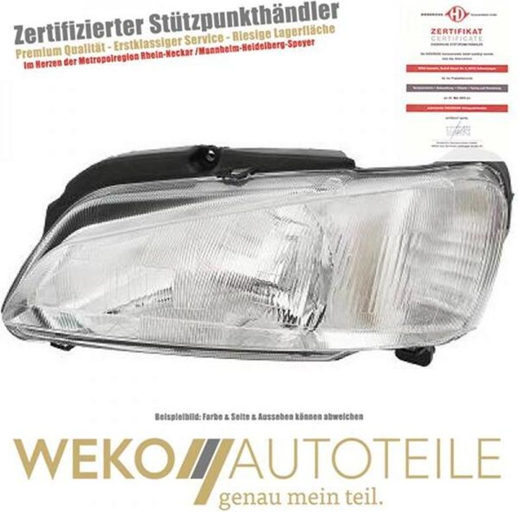 Scheinwerfer links DIEDERICHS 4210183 für PEUGEOT