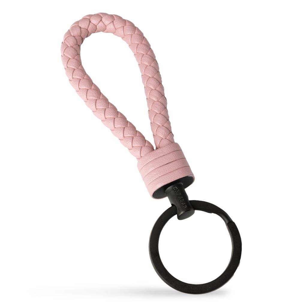 SERASAR | Portachiavi in pelle da donna [Forte] con acciaio Immagine del prodotto 