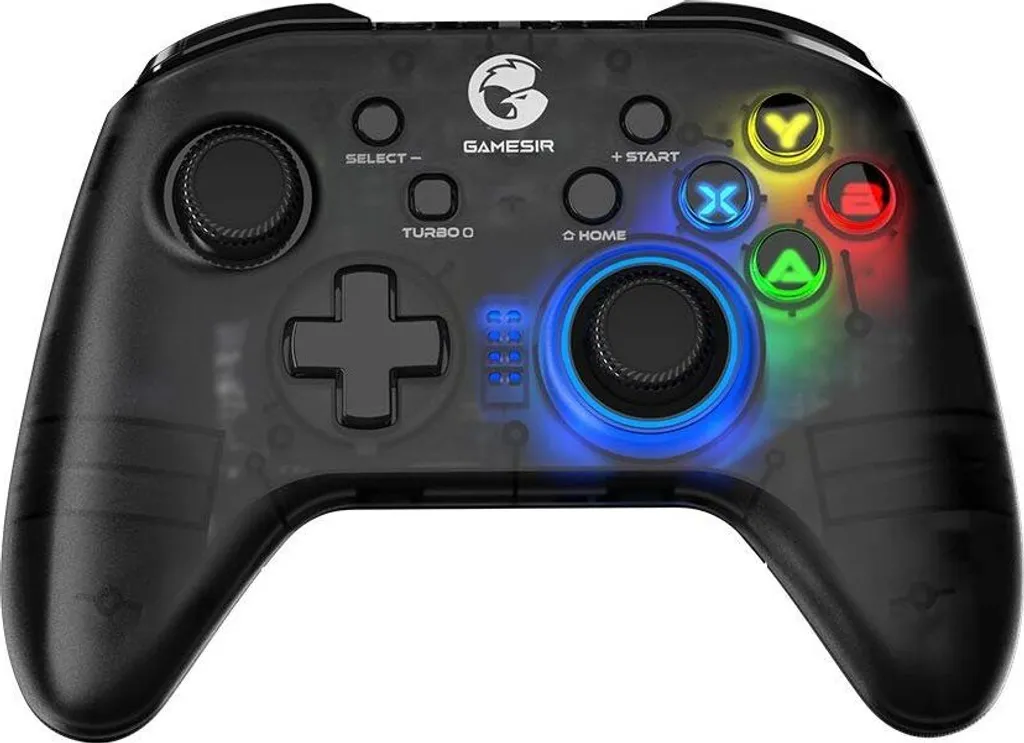 GameSir T4 Pro Contrôleur Bluetooth avec Rétroéclairage - Noir, Comme Neuf