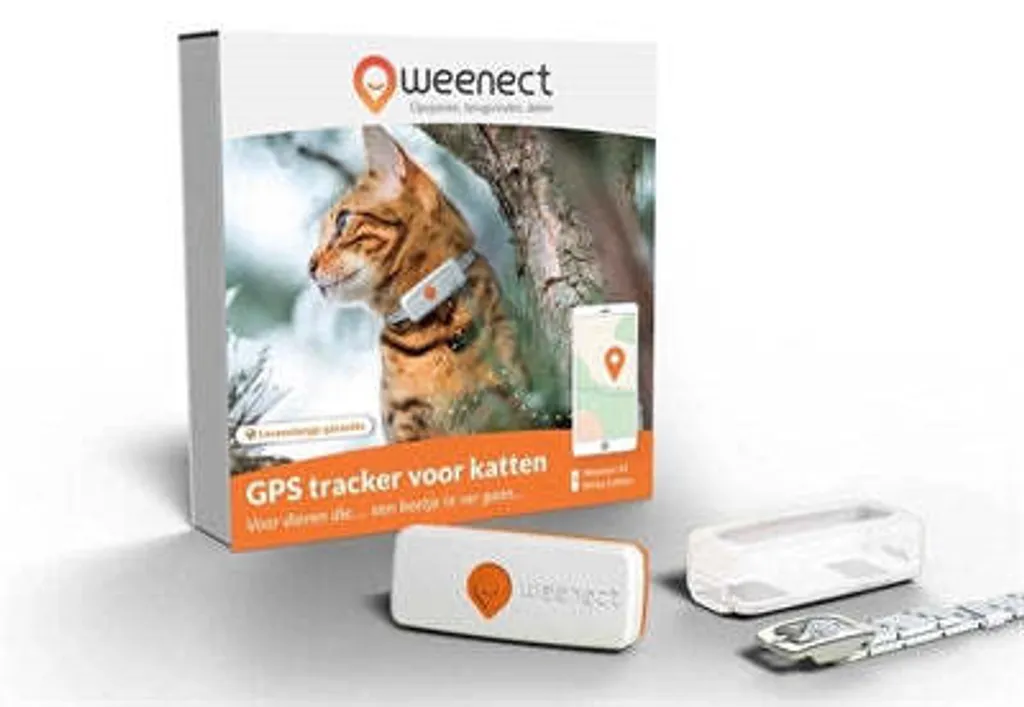 Weenect XS Traceur GPS pour chat noir et blanc - Localisation en temps réel - 4
