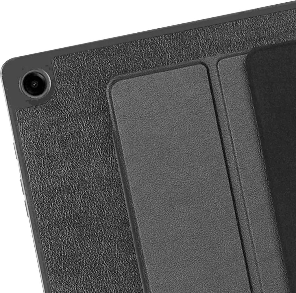 Étui Galaxy Tab A9 noir Eiger avec support réglable et fermeture aimantée