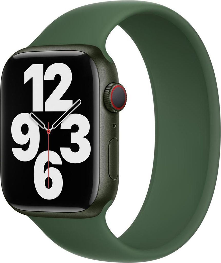 Silikon Solo Loop für das Apple Watch | 44/45/46/49 mm - Größe 5 - Clover