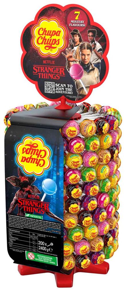 Chupa Chups Stranger Things Wheel 200er Produktbild 