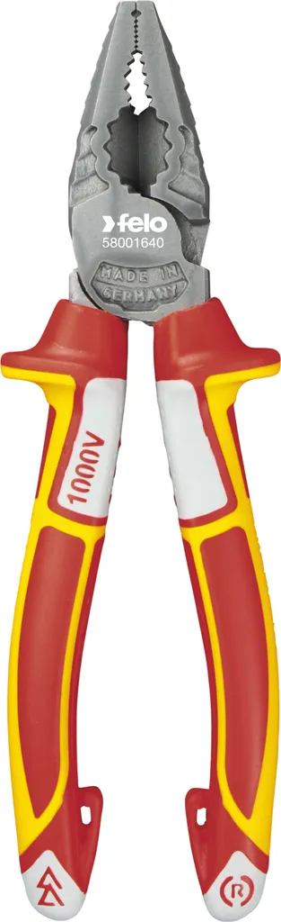 Felo Kombizange VDE 160mm - Pince universelle isolée 1000V haute qualité