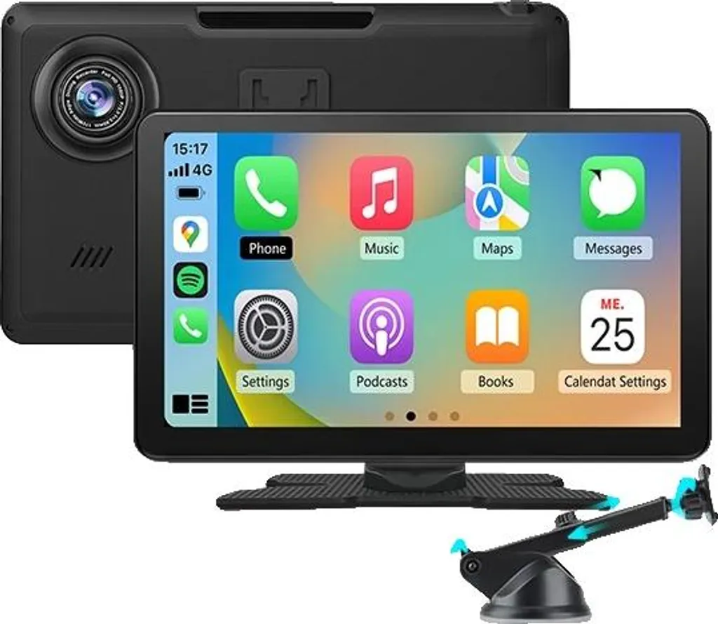 Auto DVR, video 4K, doppia lente, CLP14, nessuna scheda TF