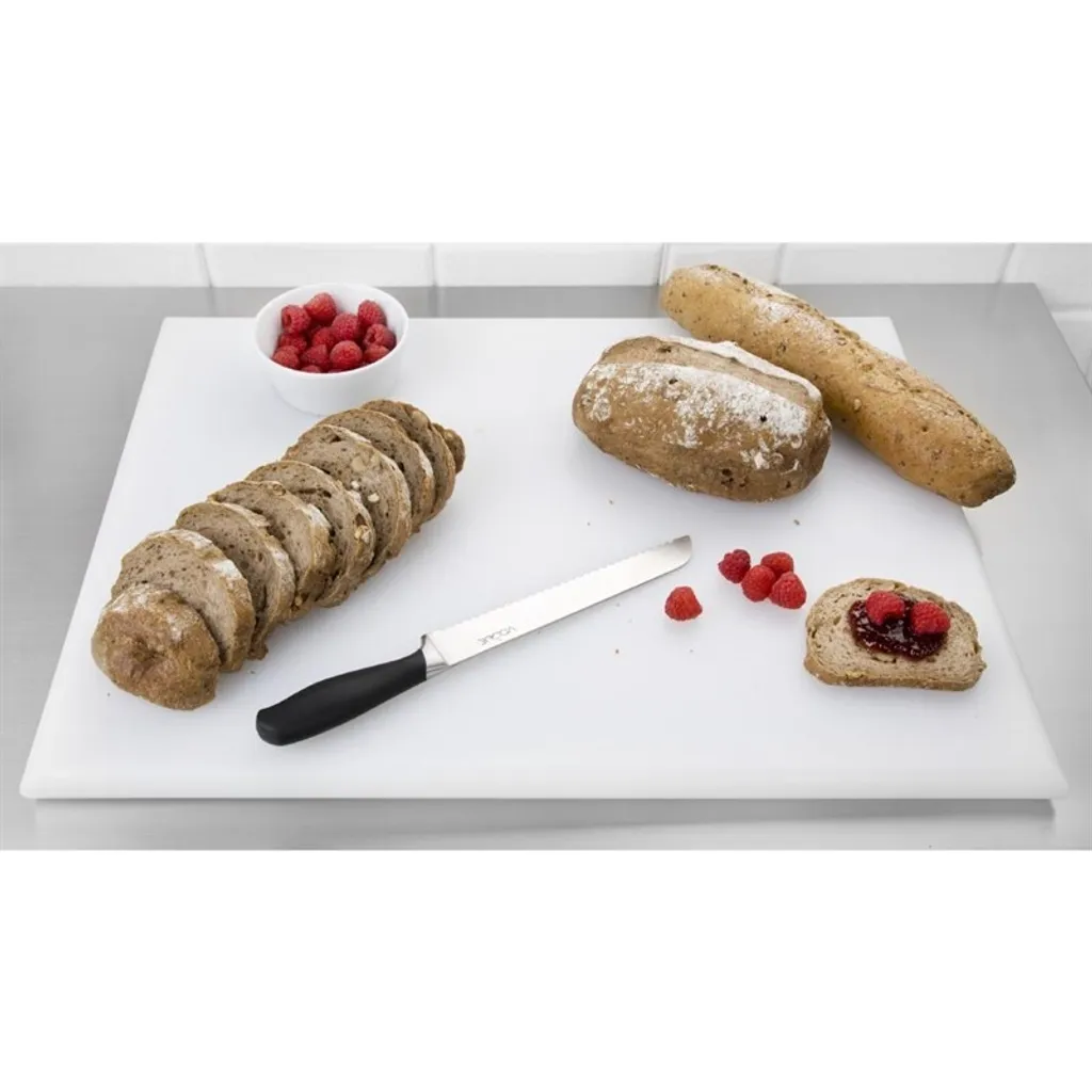 Planche à découper Hygiplas haute densité blanche 45cm extra large - 4