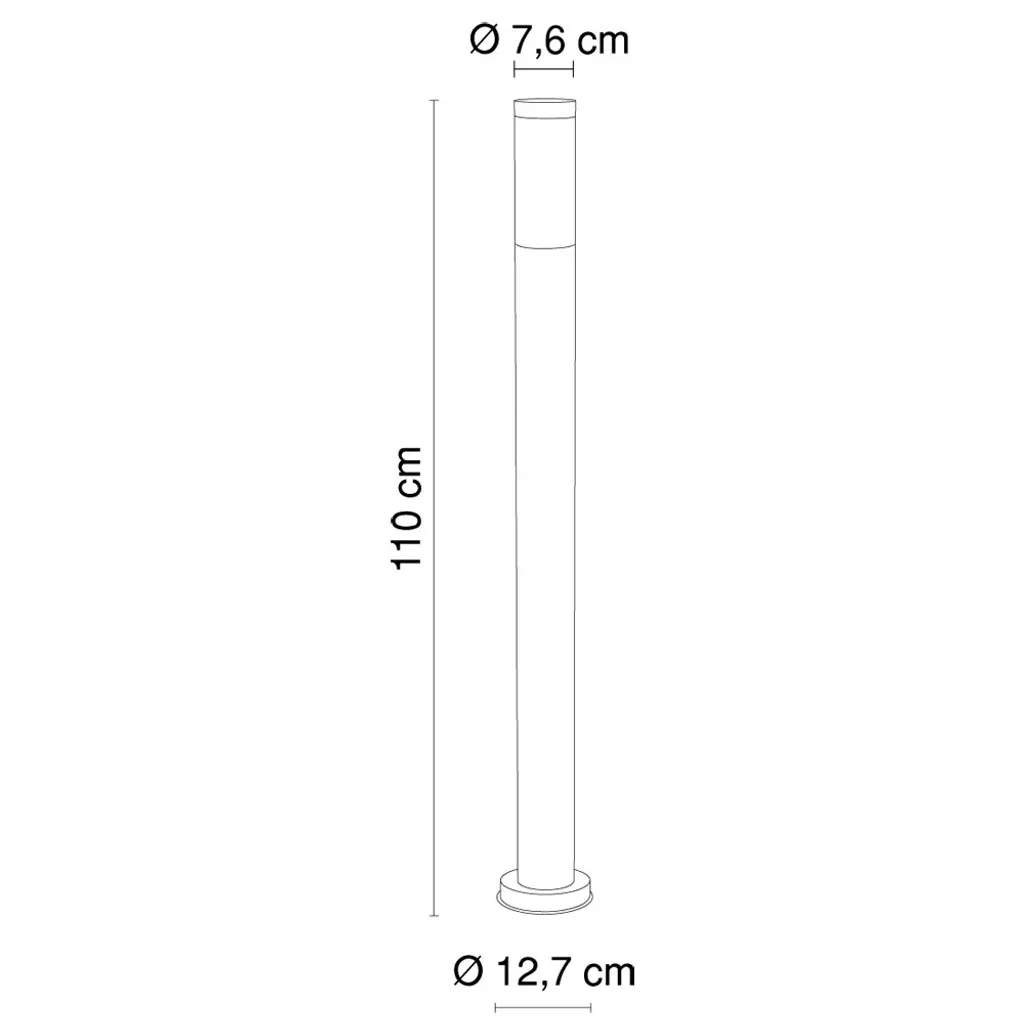 Lampe Extérieure Inox Résistante aux Intempéries Globo Lighting E27 - 9