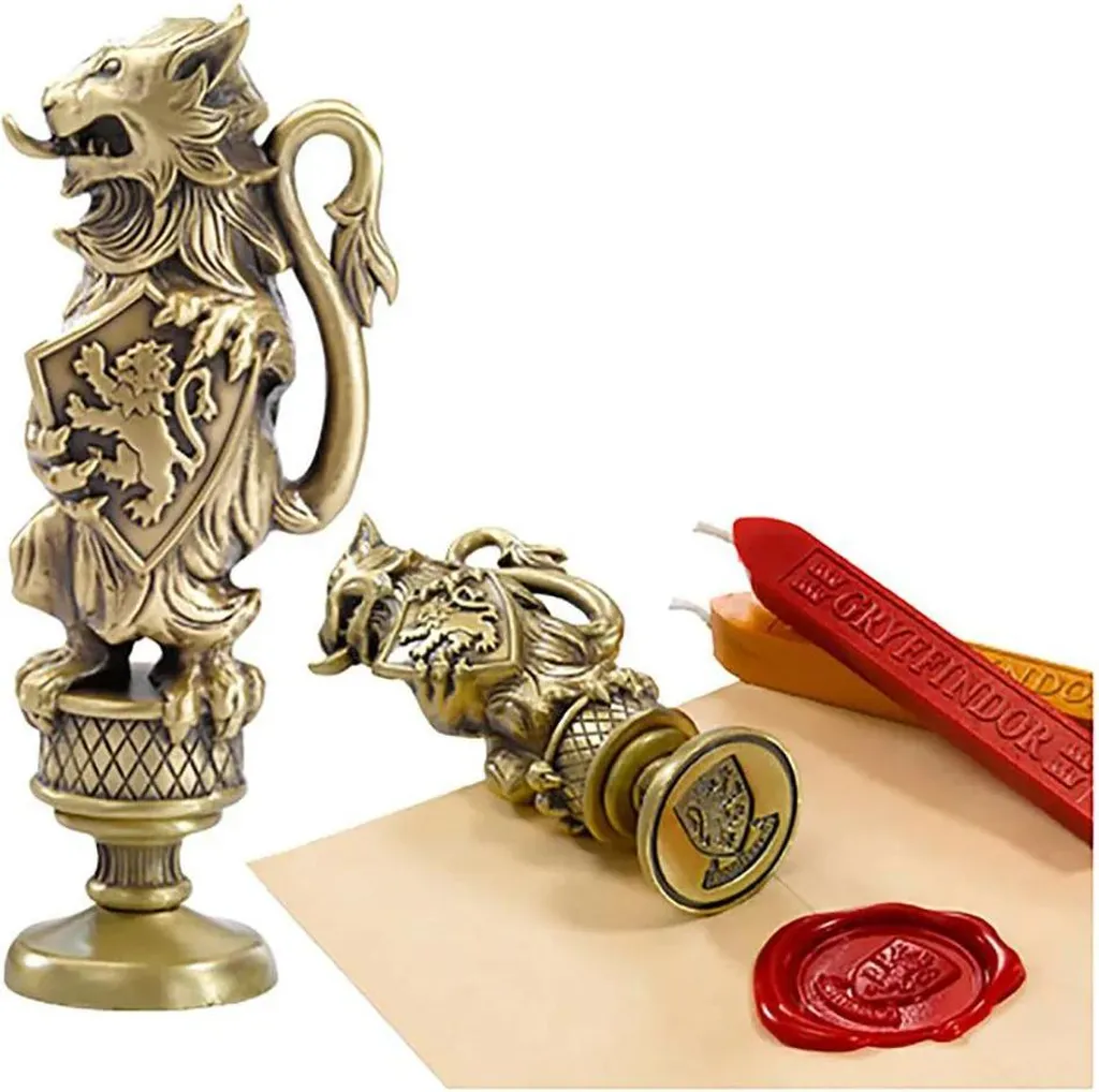 Cachet de cire Harry Potter Gryffondor 10 cm en bronze véritable
