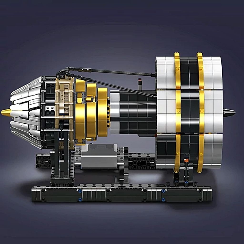 Mould King 10233 Sternmotor Modellbausatz - 3089 Teile Mit Elektromotor