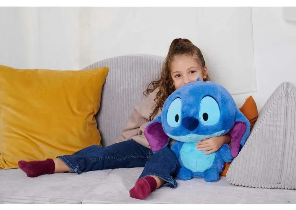 Grande Peluche Stitch 35 cm Huggable - Textile Ultra Doux de Disney - 5