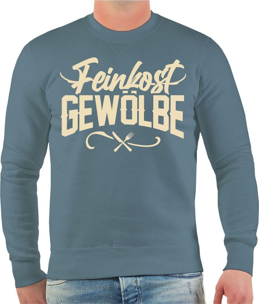 Herren Sweatshirt Feinkostgewölbe