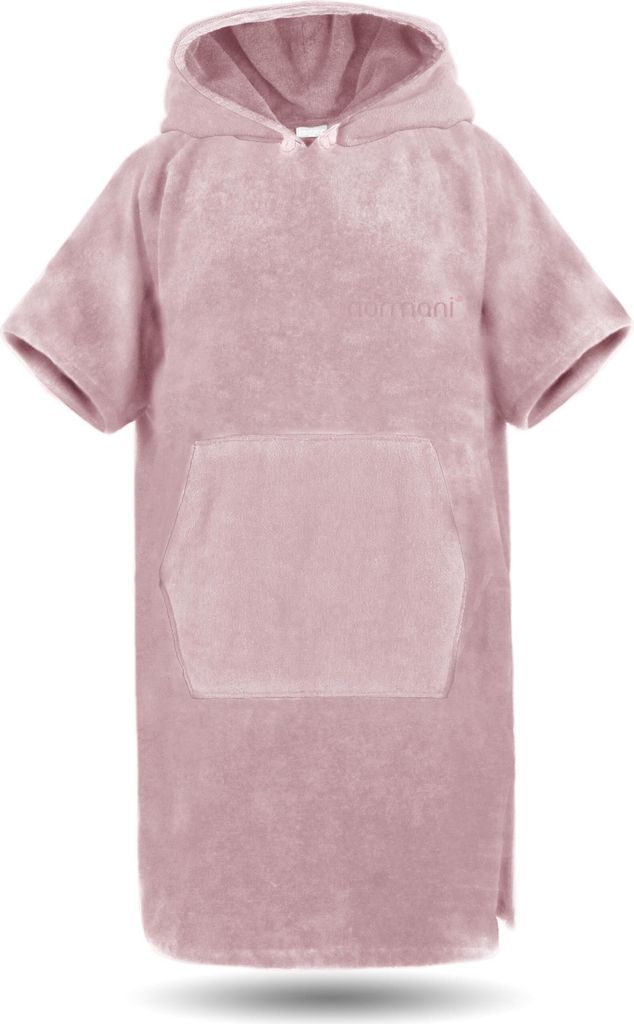 normani Surfer Poncho - Baumwoll Bademantel mit Kapuze