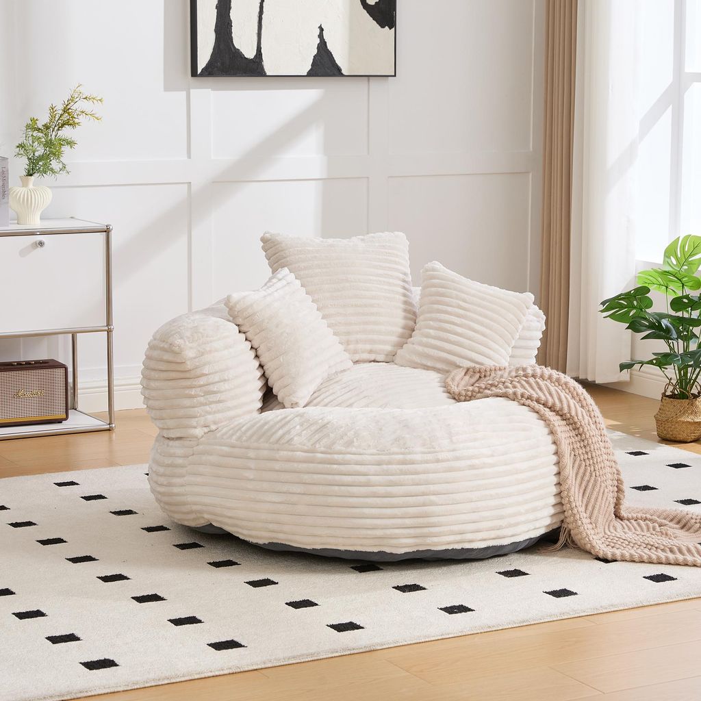 MODFU Sitzsäcke Loungesofa Chaiselongue aus Schaumstoff mit Produktbild 