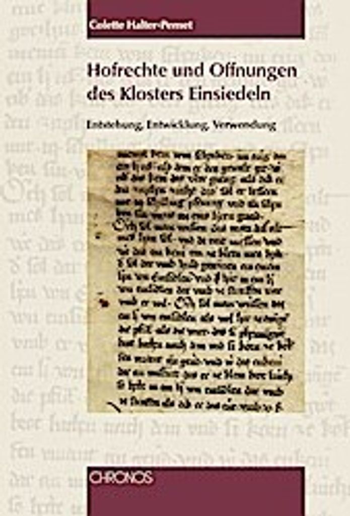 Hofrechte und Offnungen des Klosters Einsiedeln
