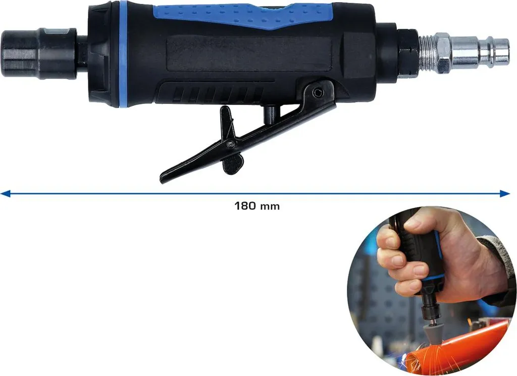 Mini meuleuse d'angle pneumatique droite BT160705 de BRILLIANT TOOLS - 6