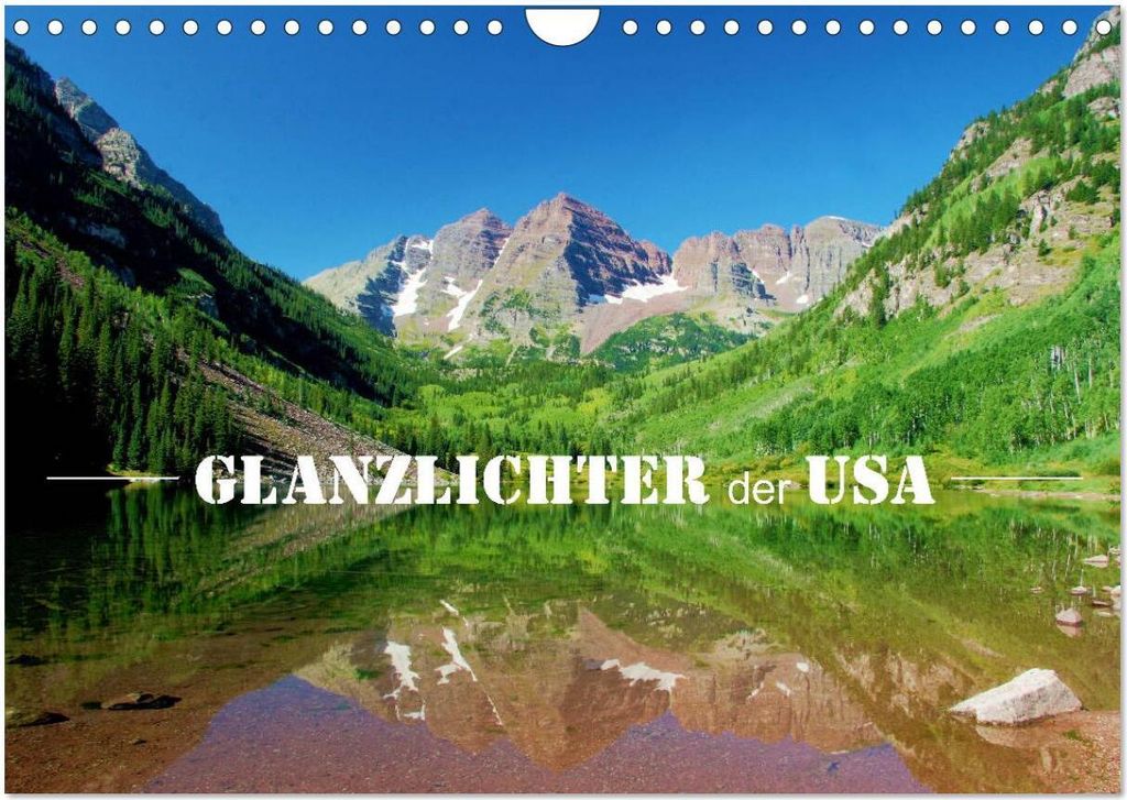 Glanzlichter der USA (Wandkalender 2026 DIN A4 quer), CALVENDO Monatskalender