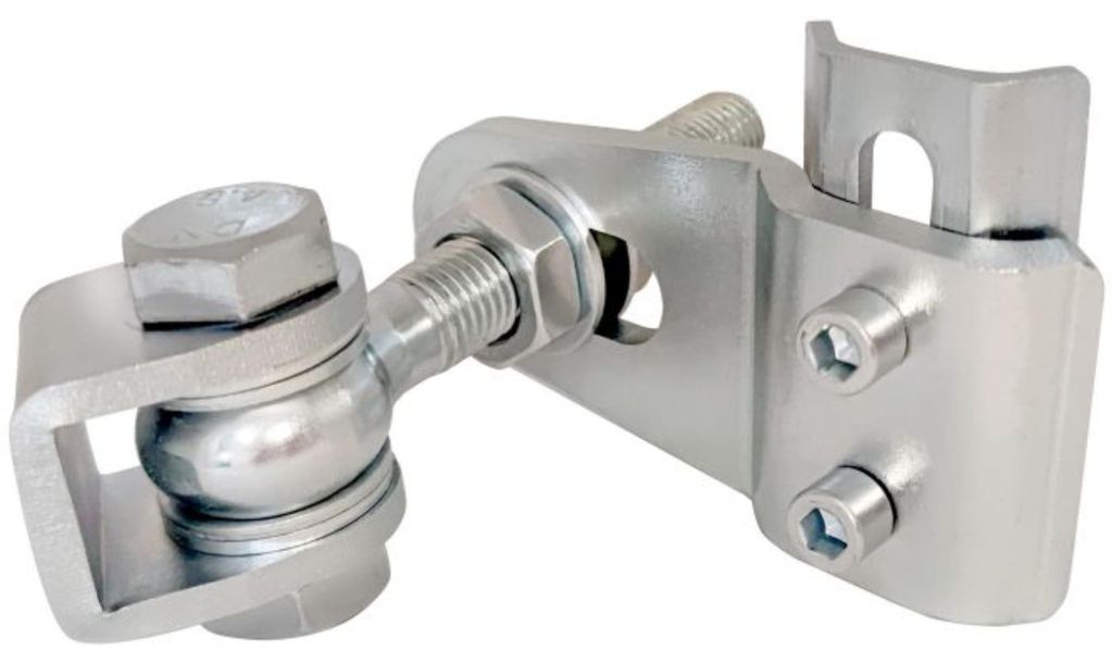 LogistSystem Torangel Regulierbar Verzinkt M16 - Platte 115,5x38mm 1 Stück - 61.088
