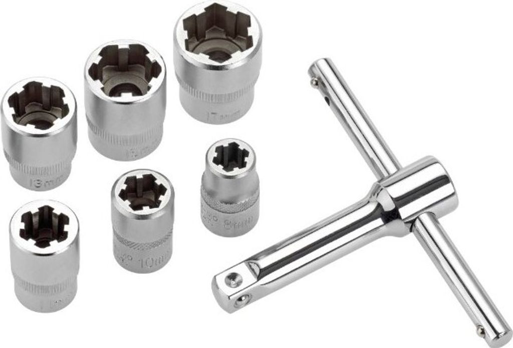 Cimco 113160 - Steckschlüssel-Satz - 3/8 Zoll - Metrisch - Produktbild 
