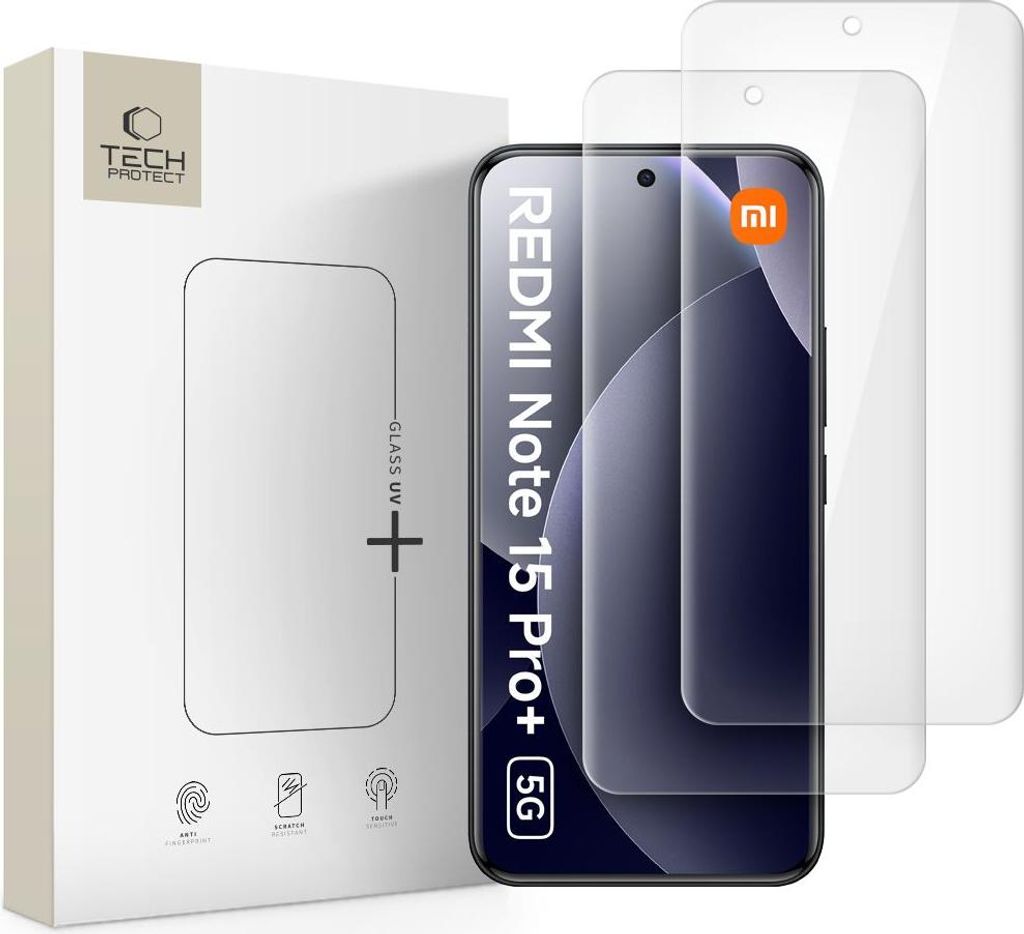 Szkło Hartowane Tech-Protect Glass Uv+ 2-Pack Xiaomi Poco Zdjęcie produktu 