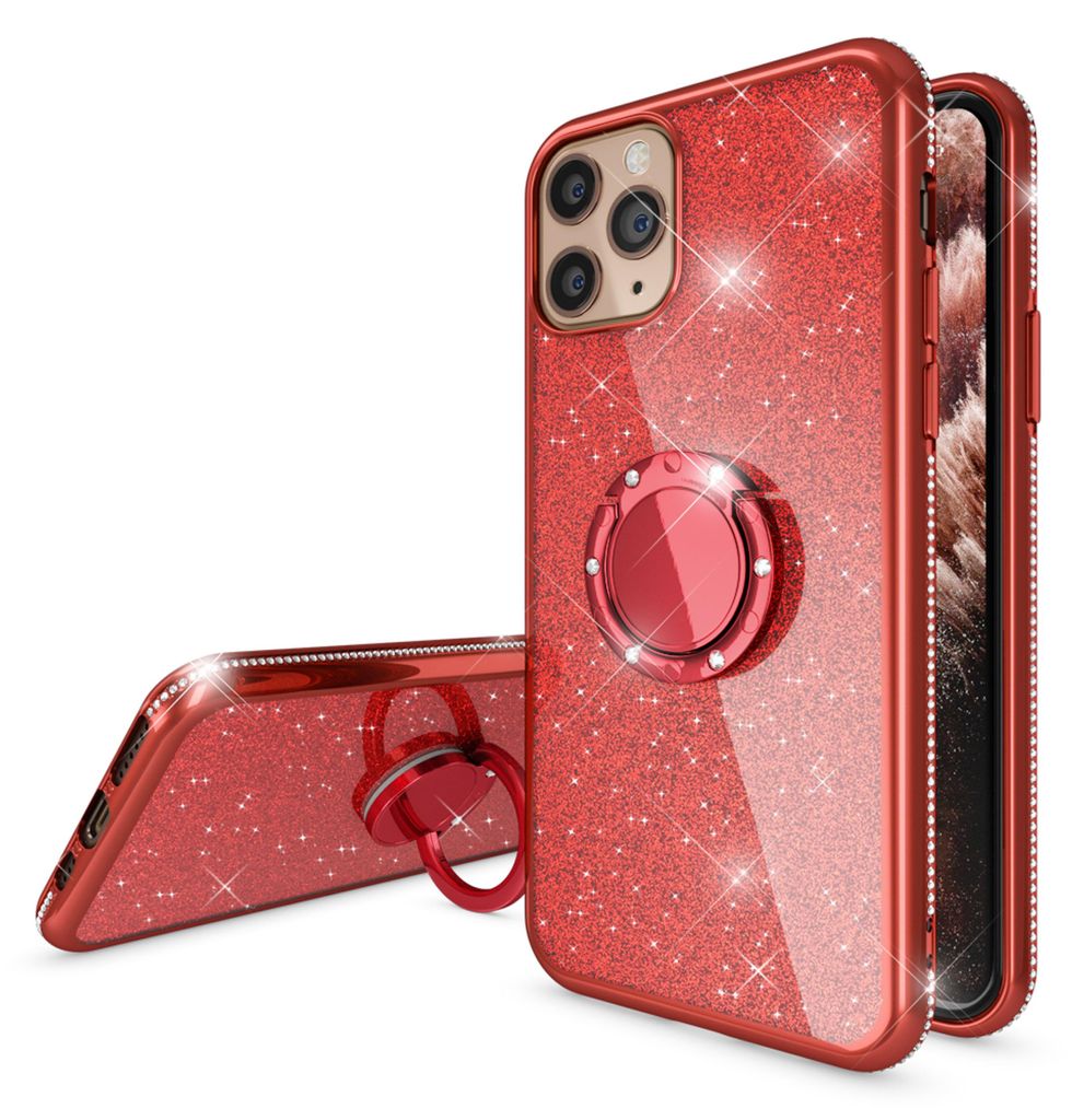 NALIA 360° Ring Handy Hülle für iPhone 11 Pro, Glitzer Produktbild 