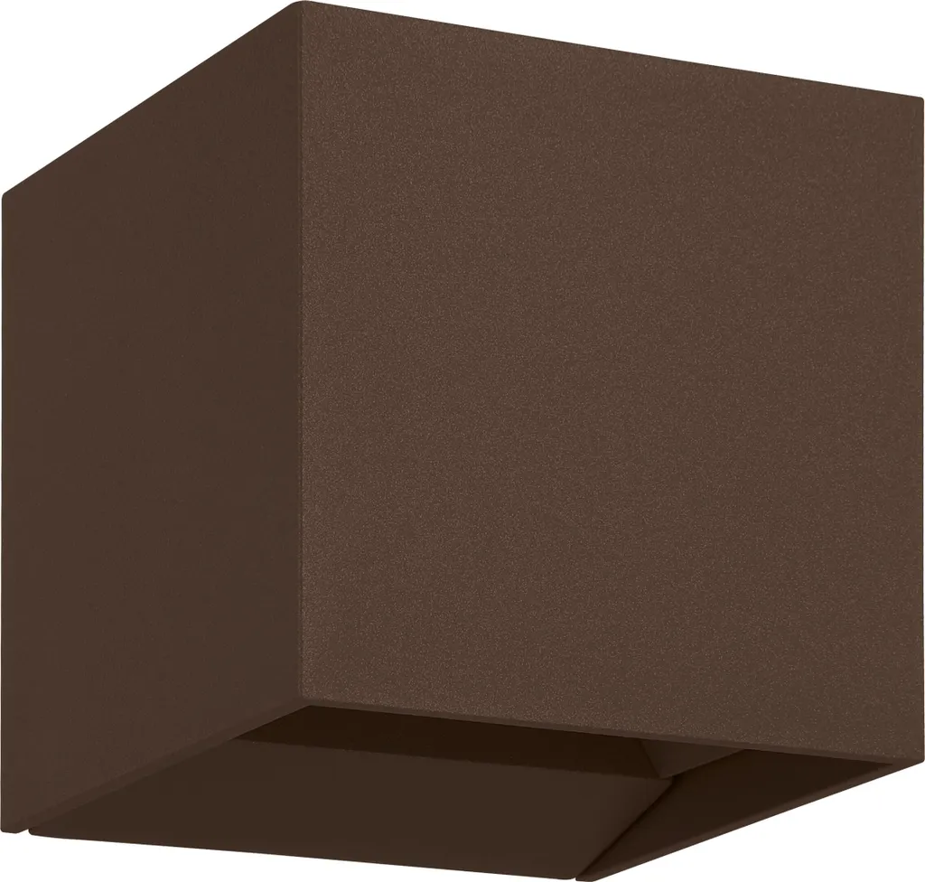 Applique LED étanche IP54 CALPINO 3 anti-corrosion brun rouille 10cm