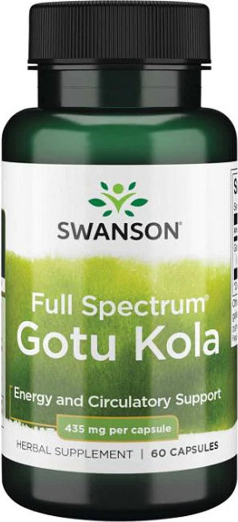 Gotu Kola 435 mg 60 capsule Swanson Health Products Immagine del prodotto 