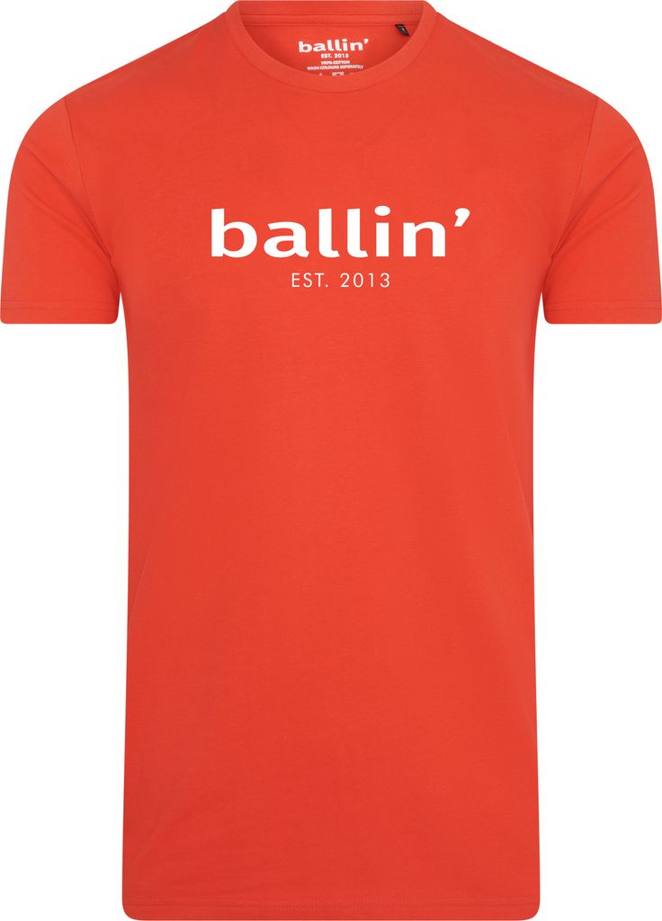 Ballin Est. 2013 Tapered Fit Shirt Rot - Große L