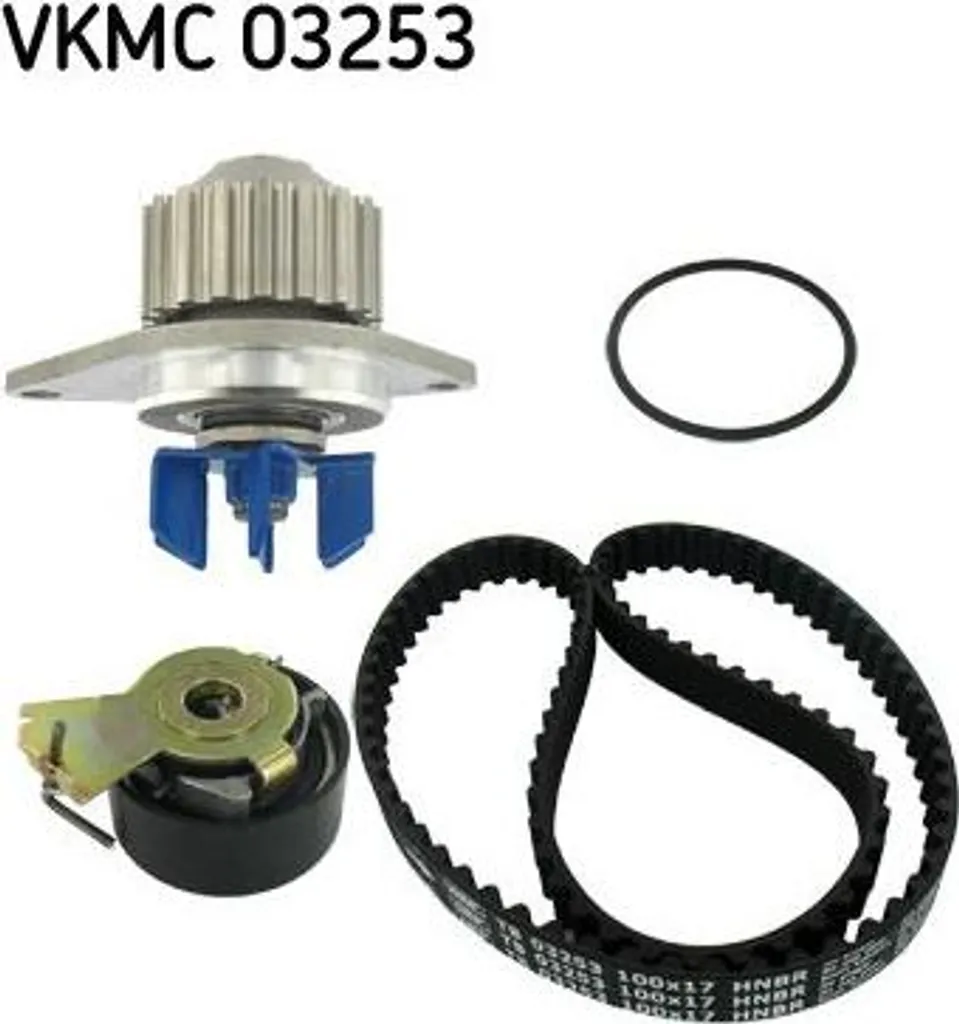 Kit de Distribution et Pompe à Eau SKF pour Peugeot 206, 106 et Partner