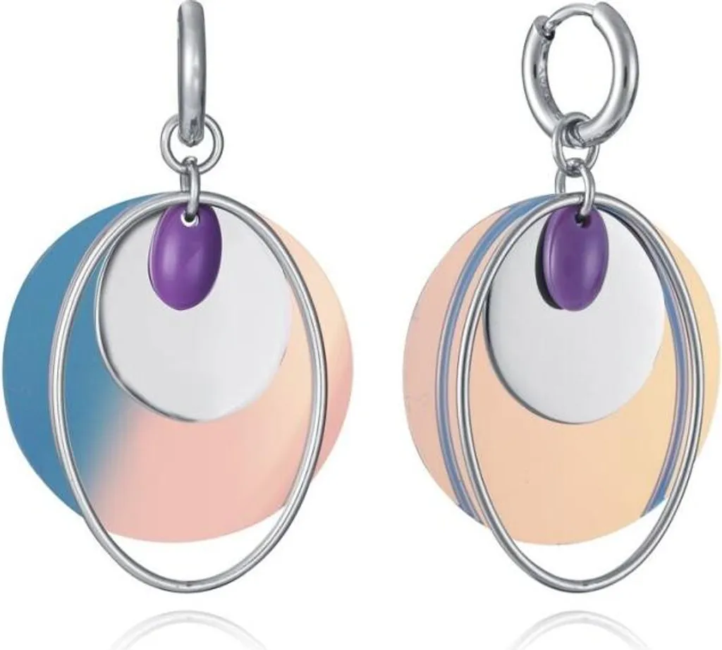 Boucles d'oreilles polyvalentes acier 2in1 Chic pour toutes occasions