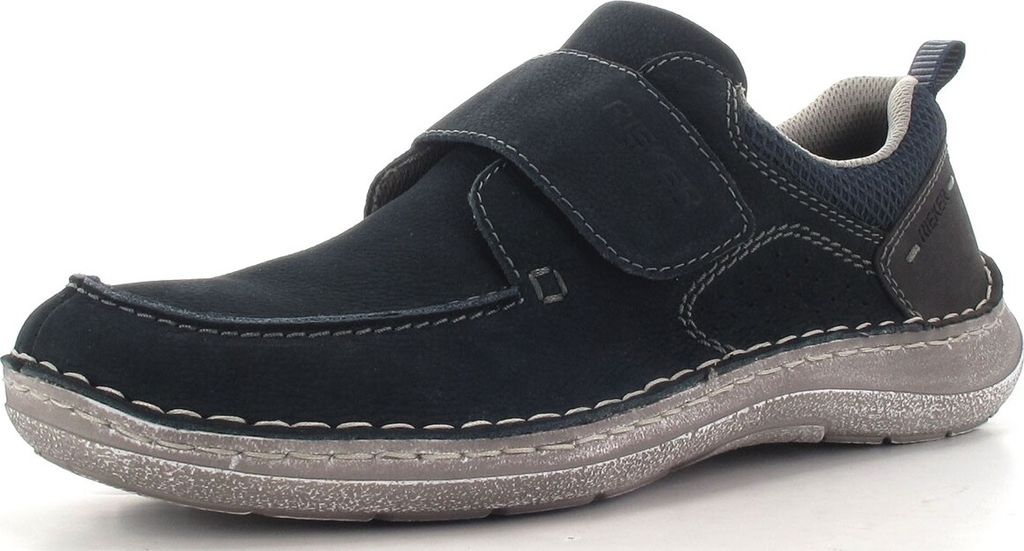 Rieker Slipper - Blau Veloursleder Größe: 41 Normal Produktbild 53