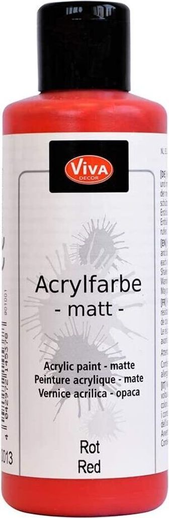 ViVA DECOR Acrylfarbe 82 ml rot