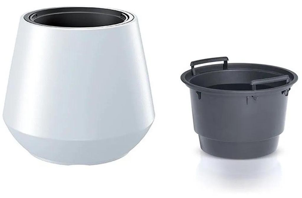 Květináč s vkladem HEOS bílý 39,5cm (varianta IV) Image du produit 