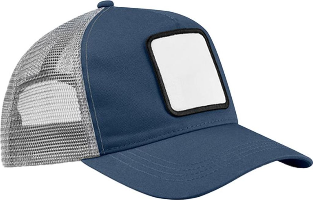 Beechfield - Trucker Cap 5 Segmente RW10592 (Einheitsgröße) (Graublau/Hellgrau)