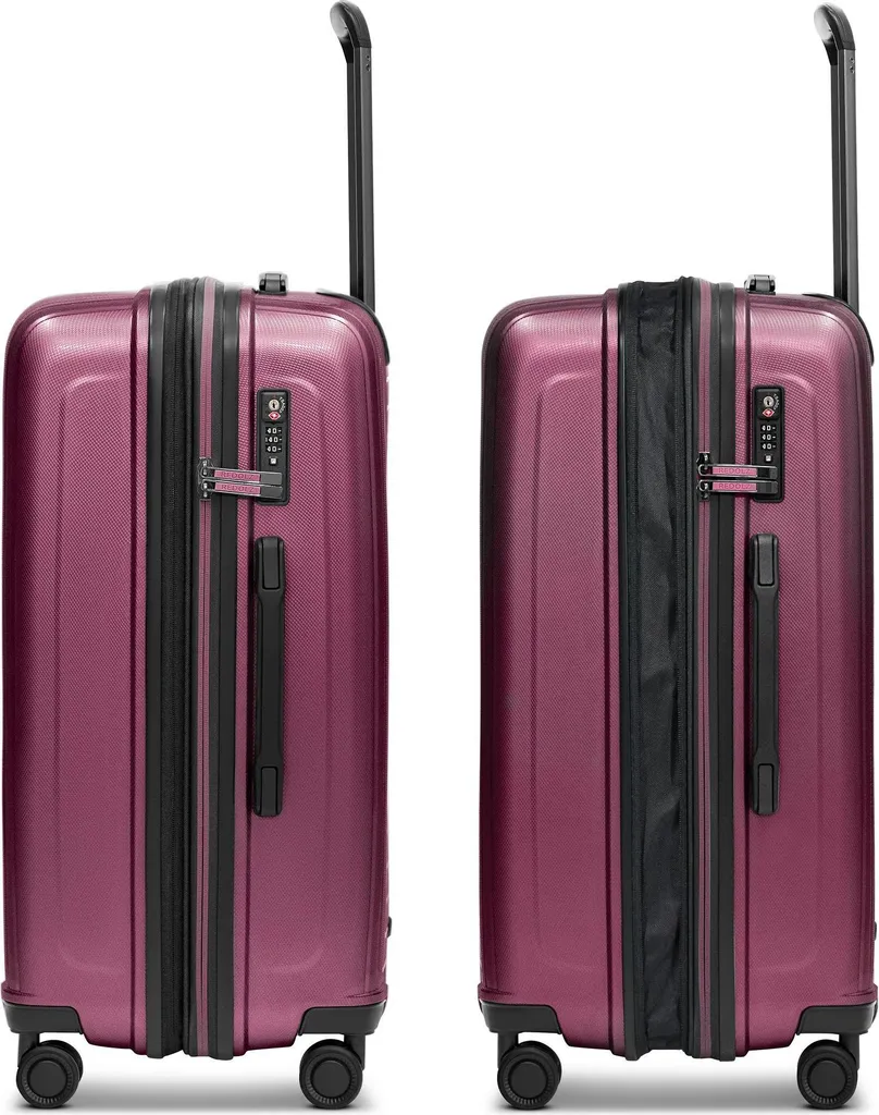 Valise Robuste REDOLZ Essentials 14 - Voyagez Sans Stress en Pourpre