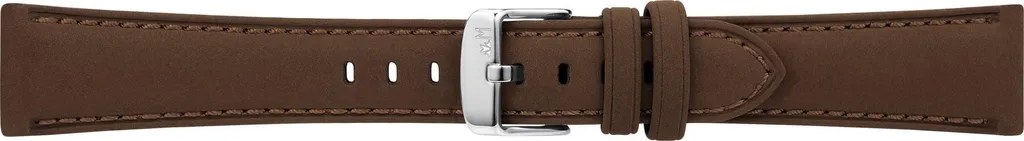 Bracelet montre 22 mm pour costume et quotidien, boucle argentée