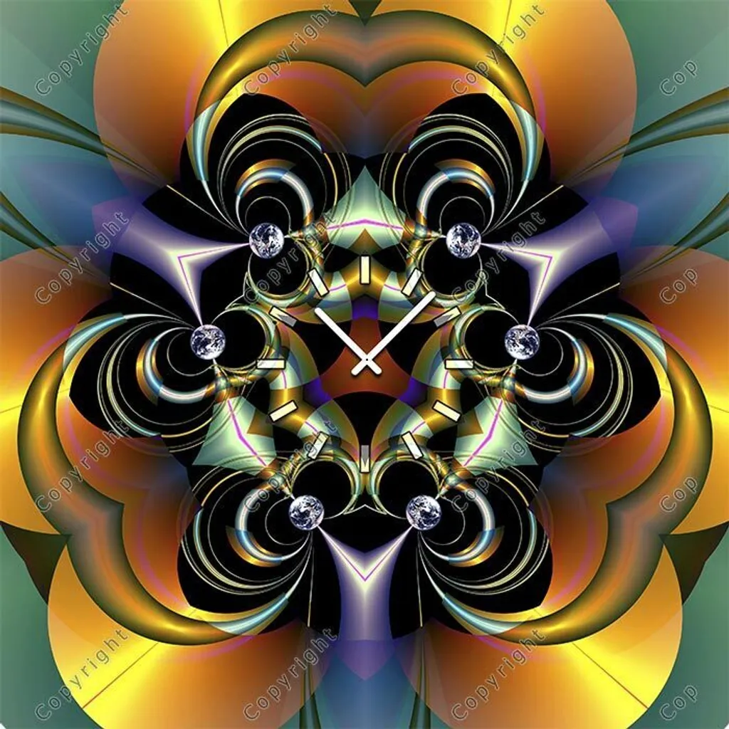 Orologio da Parete Moderno Dixtime 4257 | Design 30x30 per Soggiorno