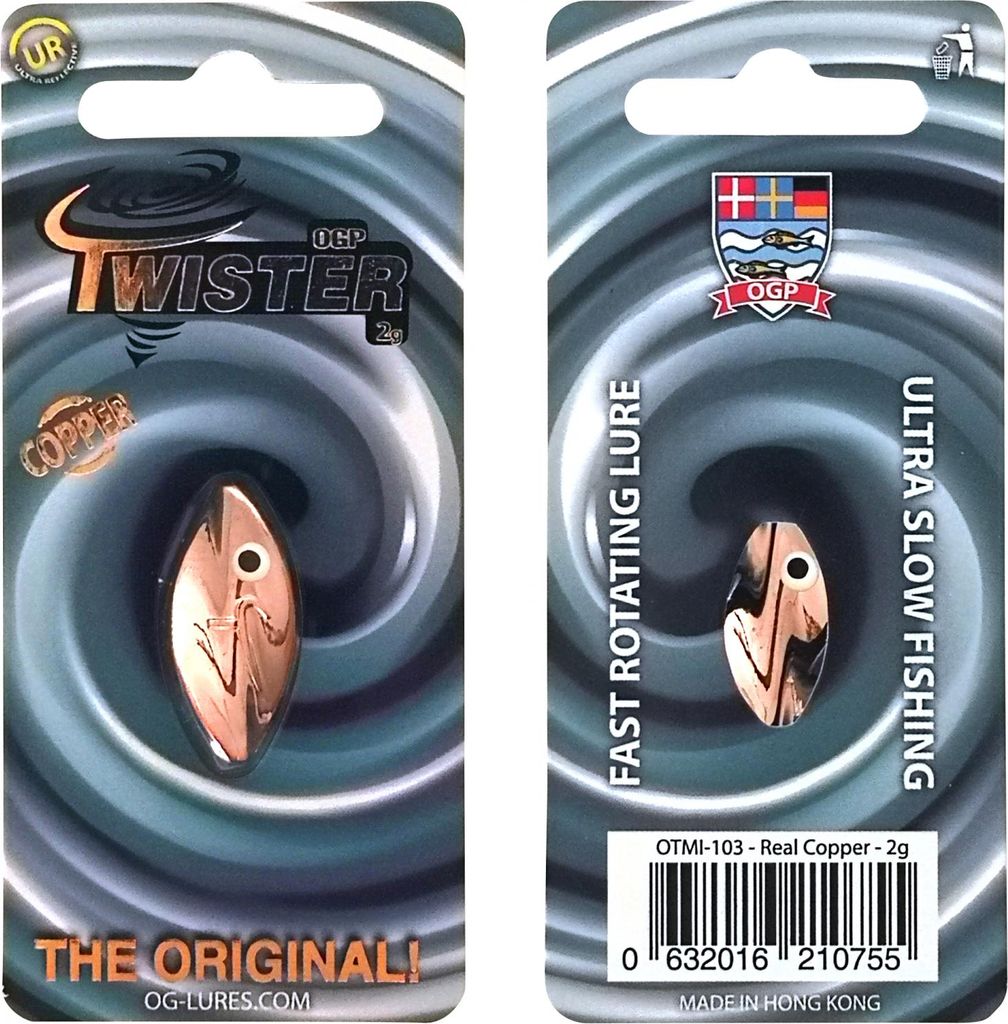 OGP Spoon Twister 2g Real Copper