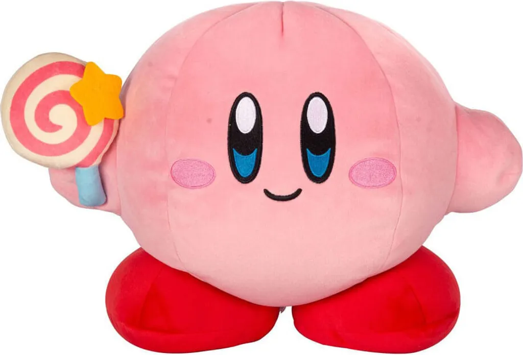 Doudou Géant Kirby Invincible Candy - Grande Peluche Moelleuse Rose