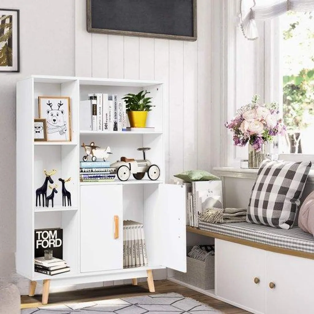 Commode de rangement bois pour corriger le désordre du salon et bureau