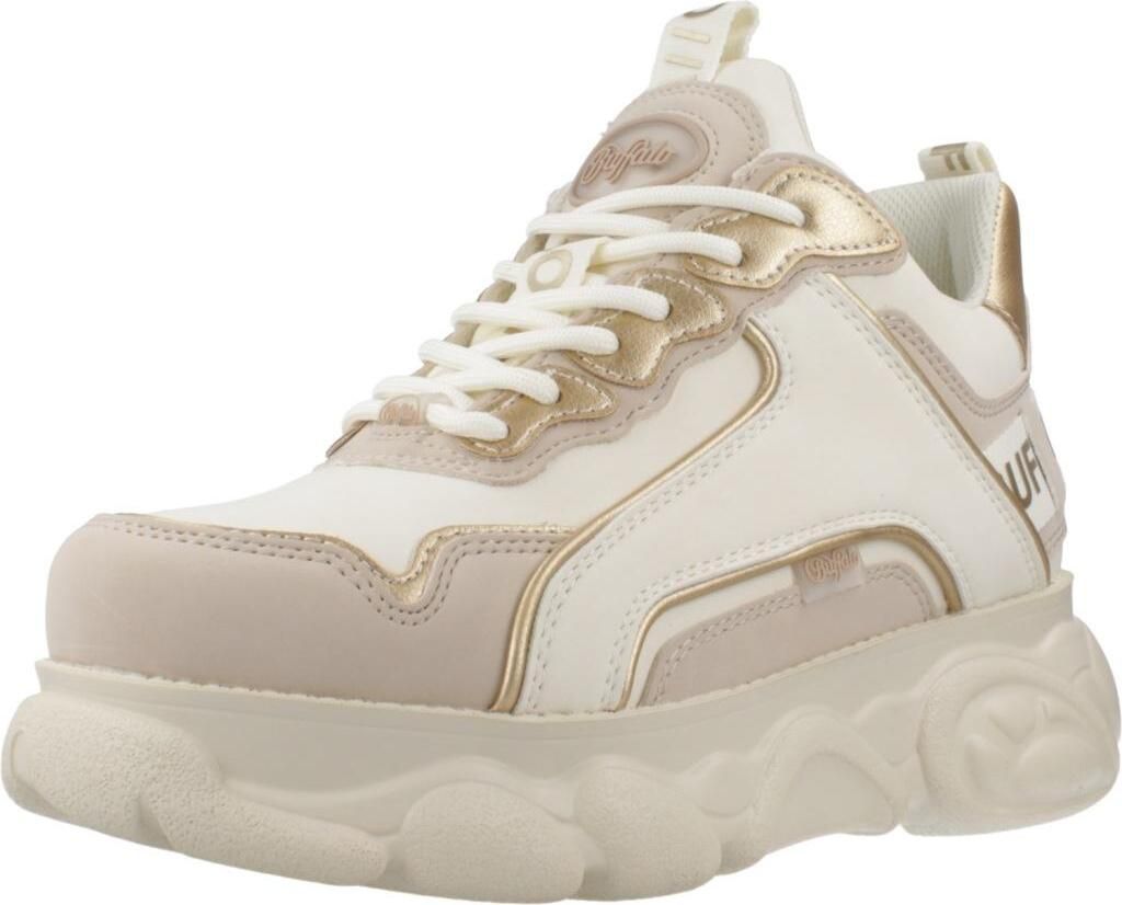 Buffalo CLD Chai Damen Schnürer in Beige, Größe 39