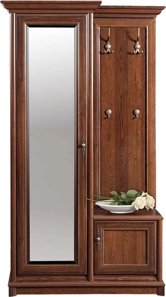 Garderobe mit Spiegel Kastanie LEFT 120 SONATA