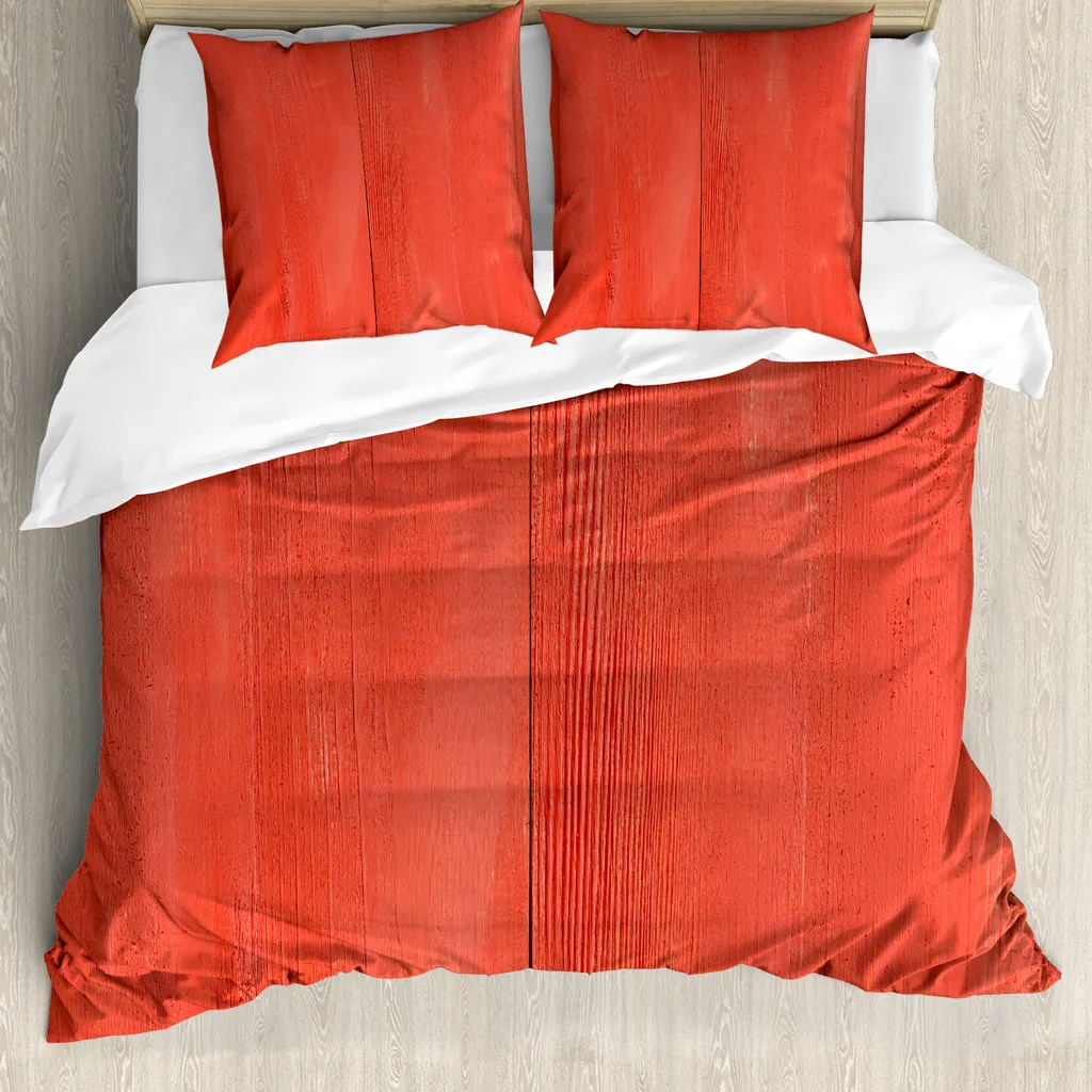 Housse de couette anti-acariens 155x220 cm hypoallergénique corail