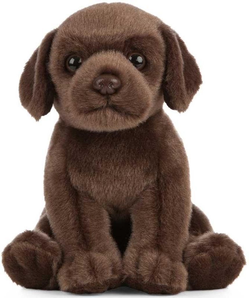 Living Nature Kuscheltier Chocolate Labrador Welpe 16cm Produktbild 