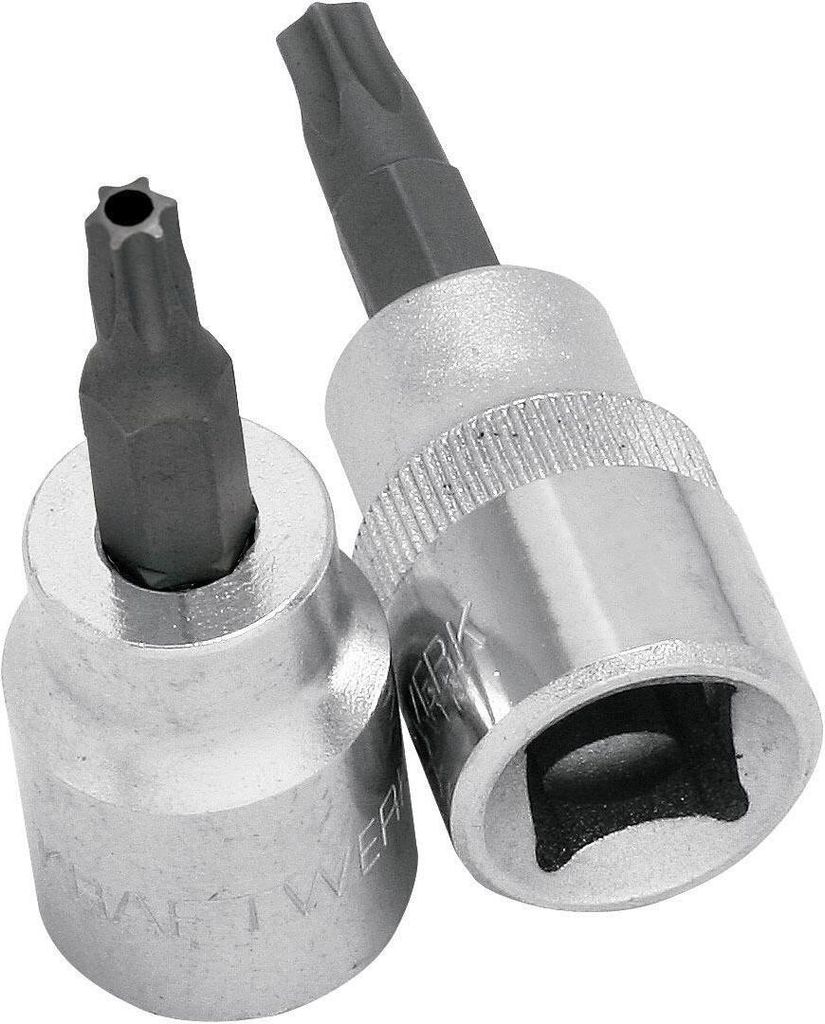 3/8" TX-Bit-Stecknuss T27 mit Bohrung